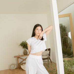 Mixed Length Pointelle Pajamas Set